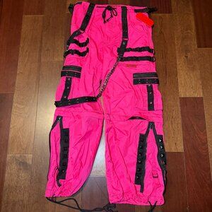 Tripp NYC Space Out Pant Neon Pink Size Medium Brand New with Tags
